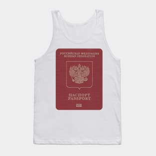 Russian Passport Tank Top